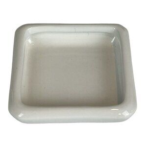 Vintage Stiffel Ceramic Trinket Box Dish Jewelry Bowl Square Replacement No Lid